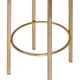 Large bar in black lacquer and gilded brass by Jean-Claude Mahey