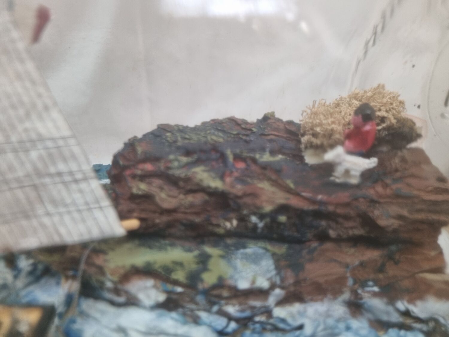 Model boat in bottle