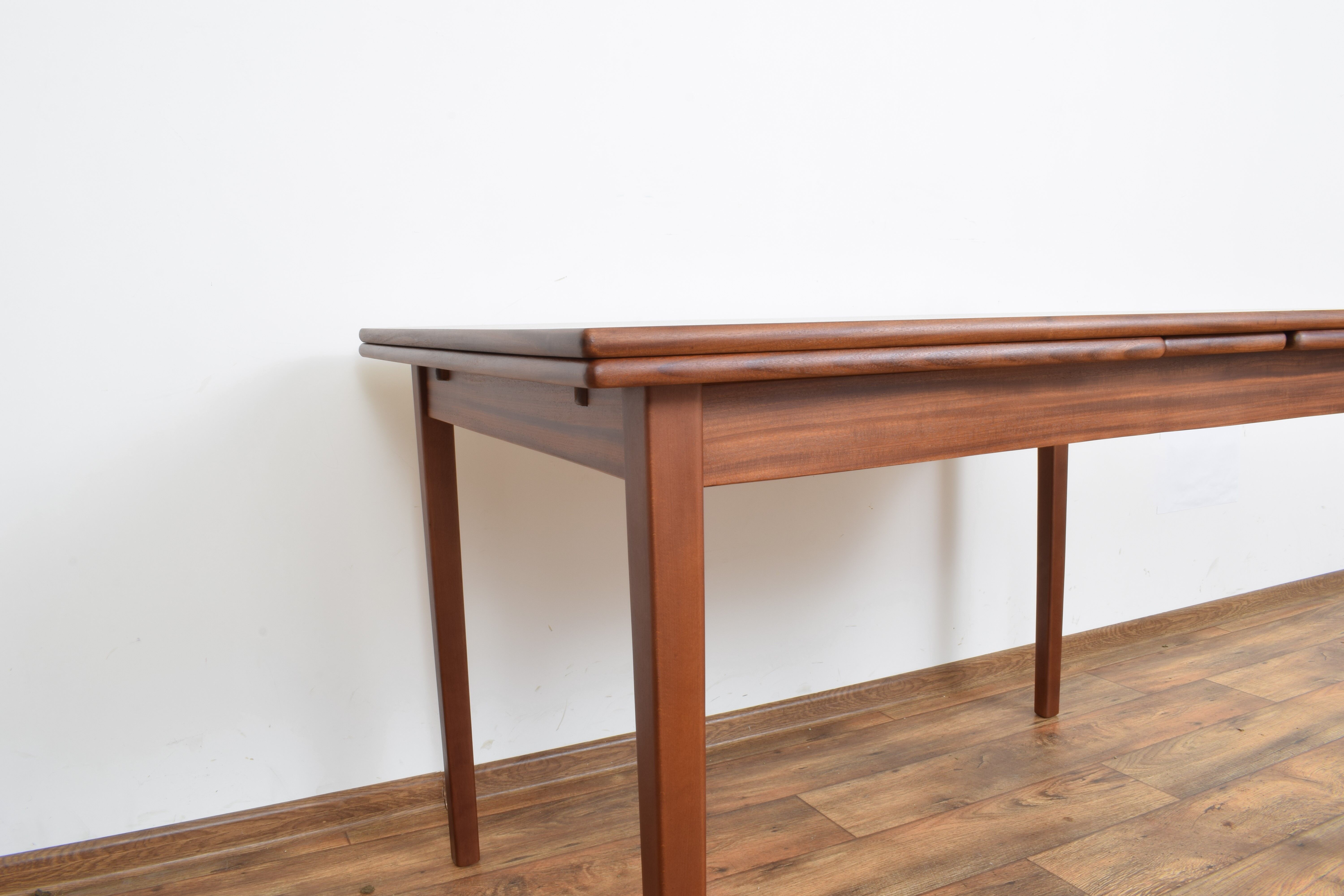Danish teak extendable dining table, 1960s