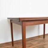 Danish teak extendable dining table, 1960s