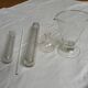 Chemistry glassware test tubes