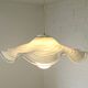 Vintage Murano lamp / swirl glass chandelier / unique hanging lamp 1980's