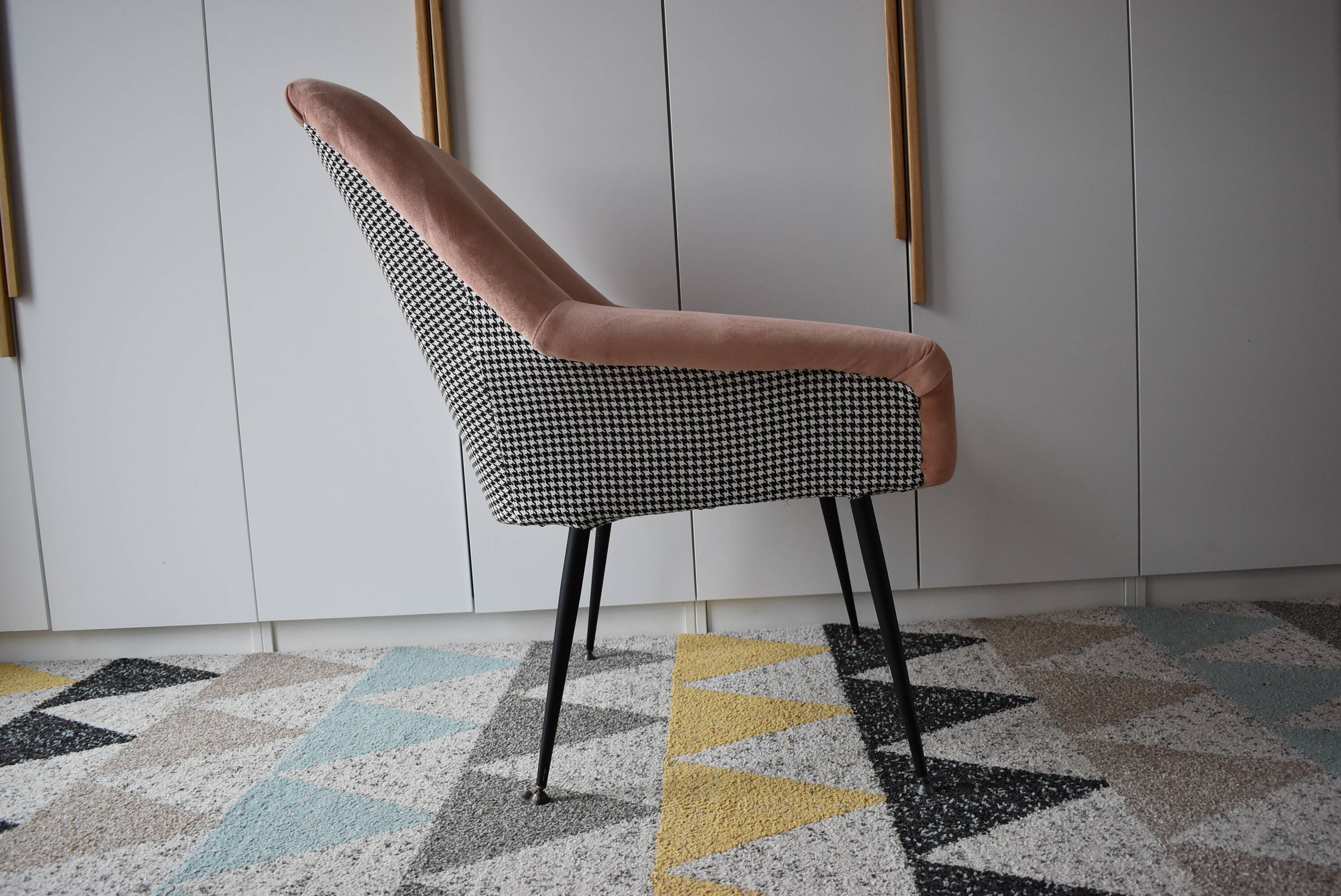 Vintage armchair Shell, 1960s,Deutsche Democratische Republic,restored