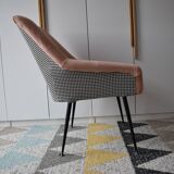 Vintage armchair Shell, 1960s,Deutsche Democratische Republic,restored