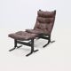 Siesta Lounge Chair and Ottoman by Ingmar Relling for Westnofa Norway 1960s