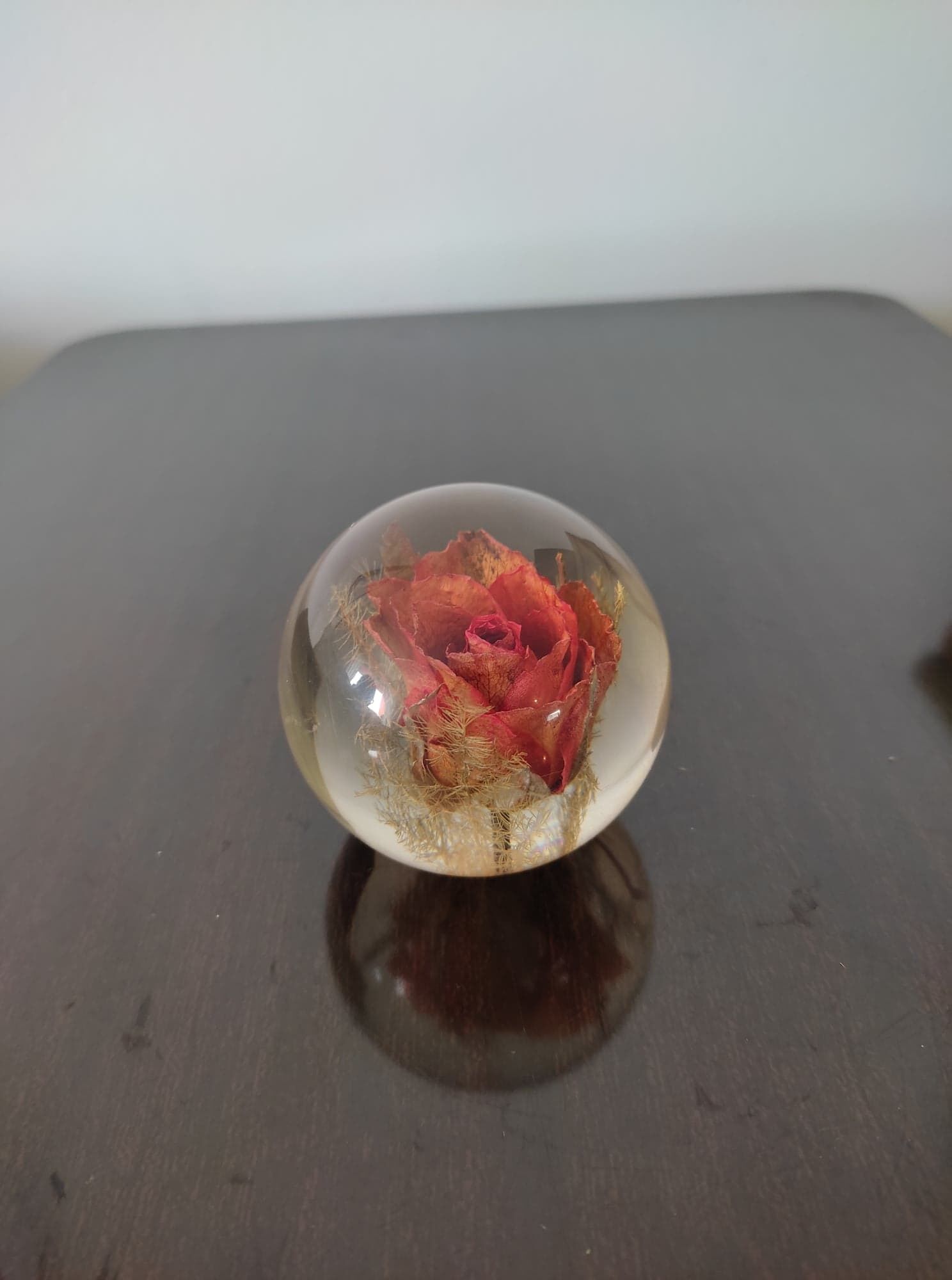 Beautiful paper press signed "Hafod Grange Paperweights", made in