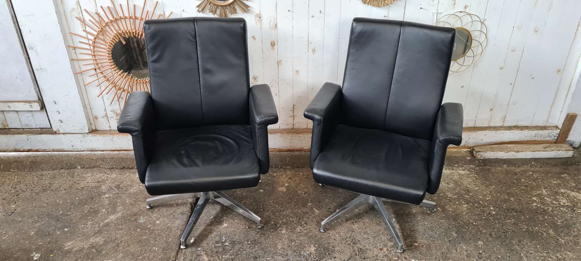 Pair of vintage armchairs