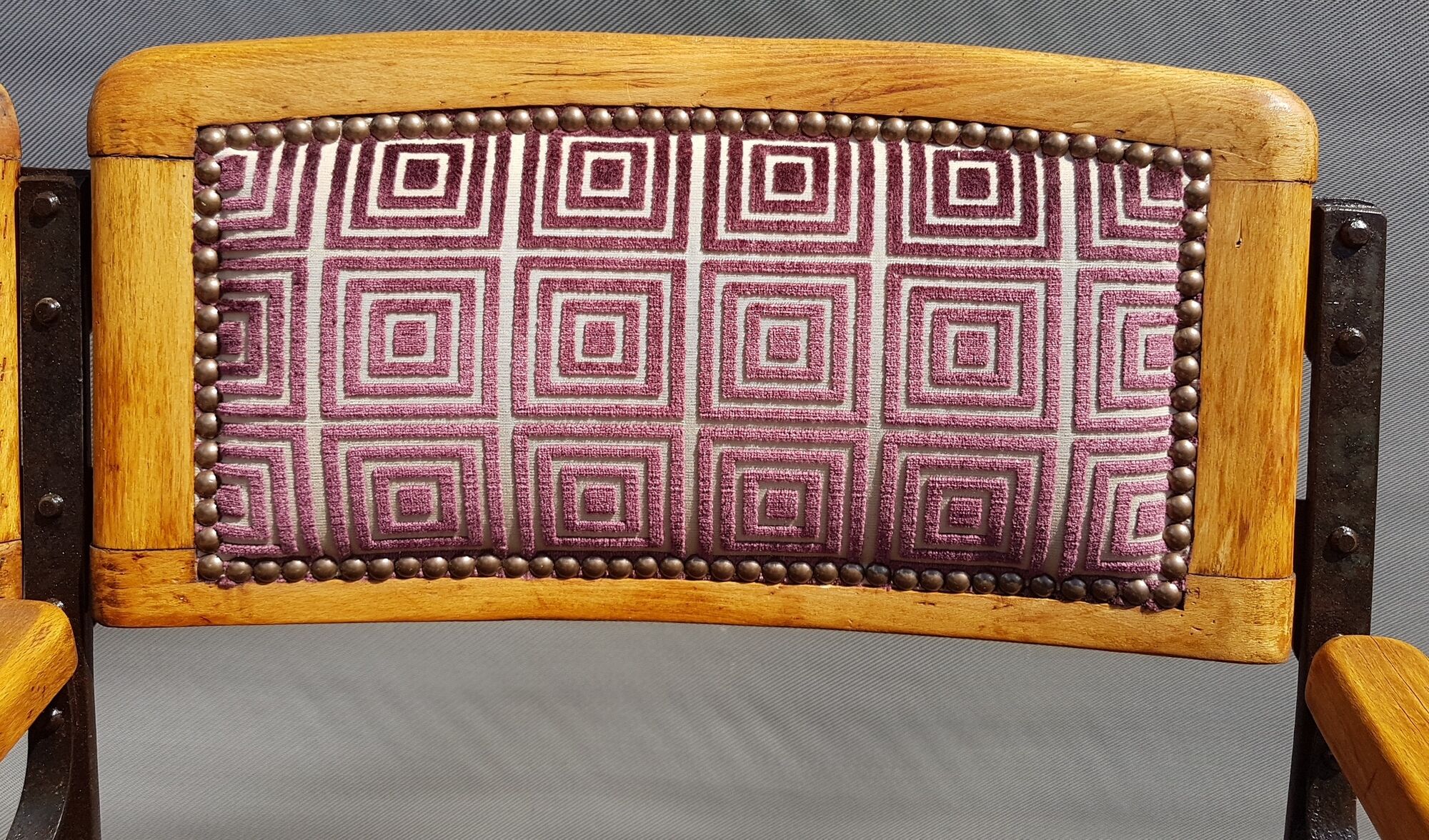 Cinema theatre seats paired with 1900 fabric Verel de Belval