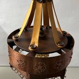 Arts and crafts metal ceiling lamp | Sweden | 1920s