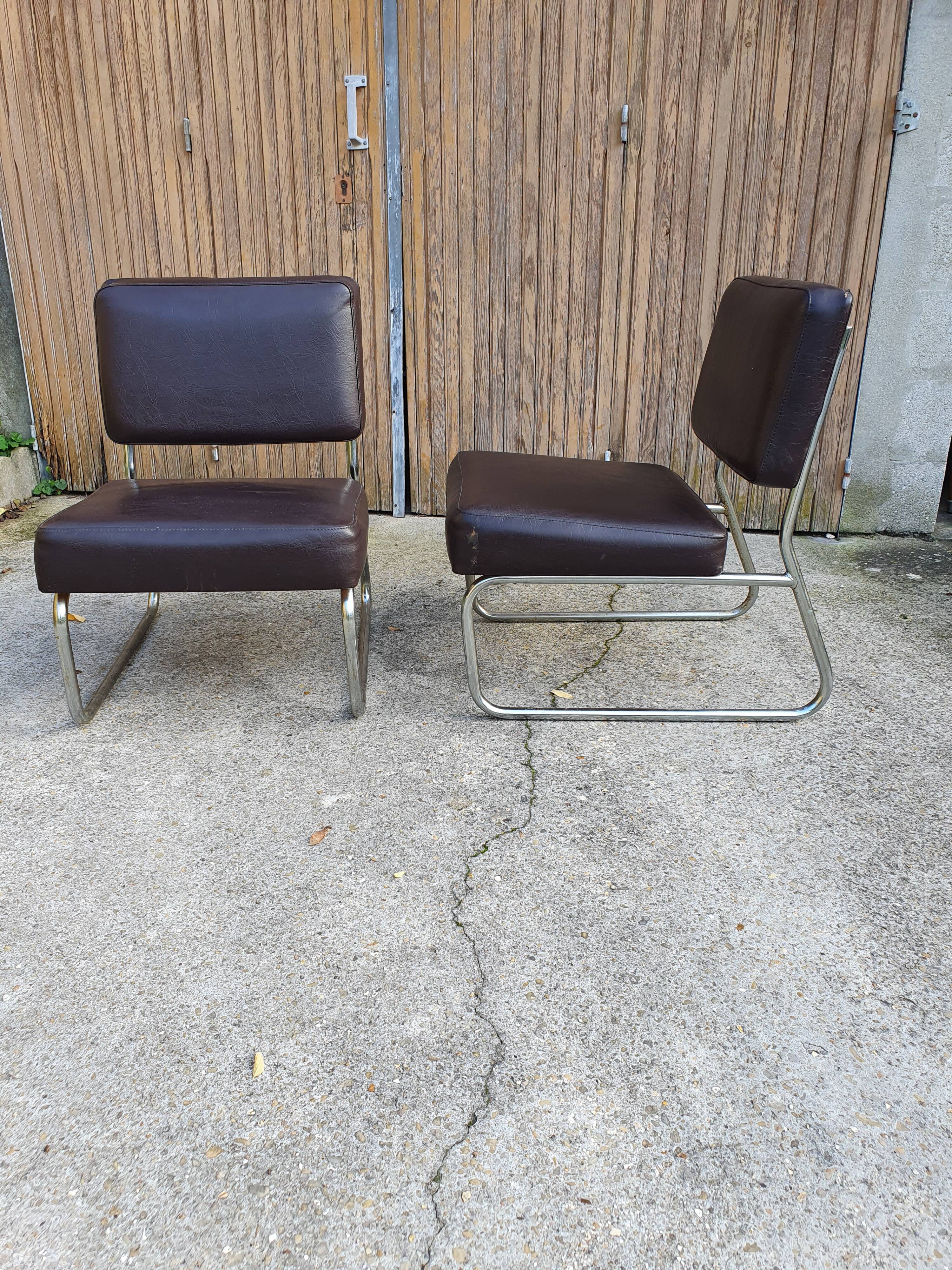 Pair of armchairs 70s