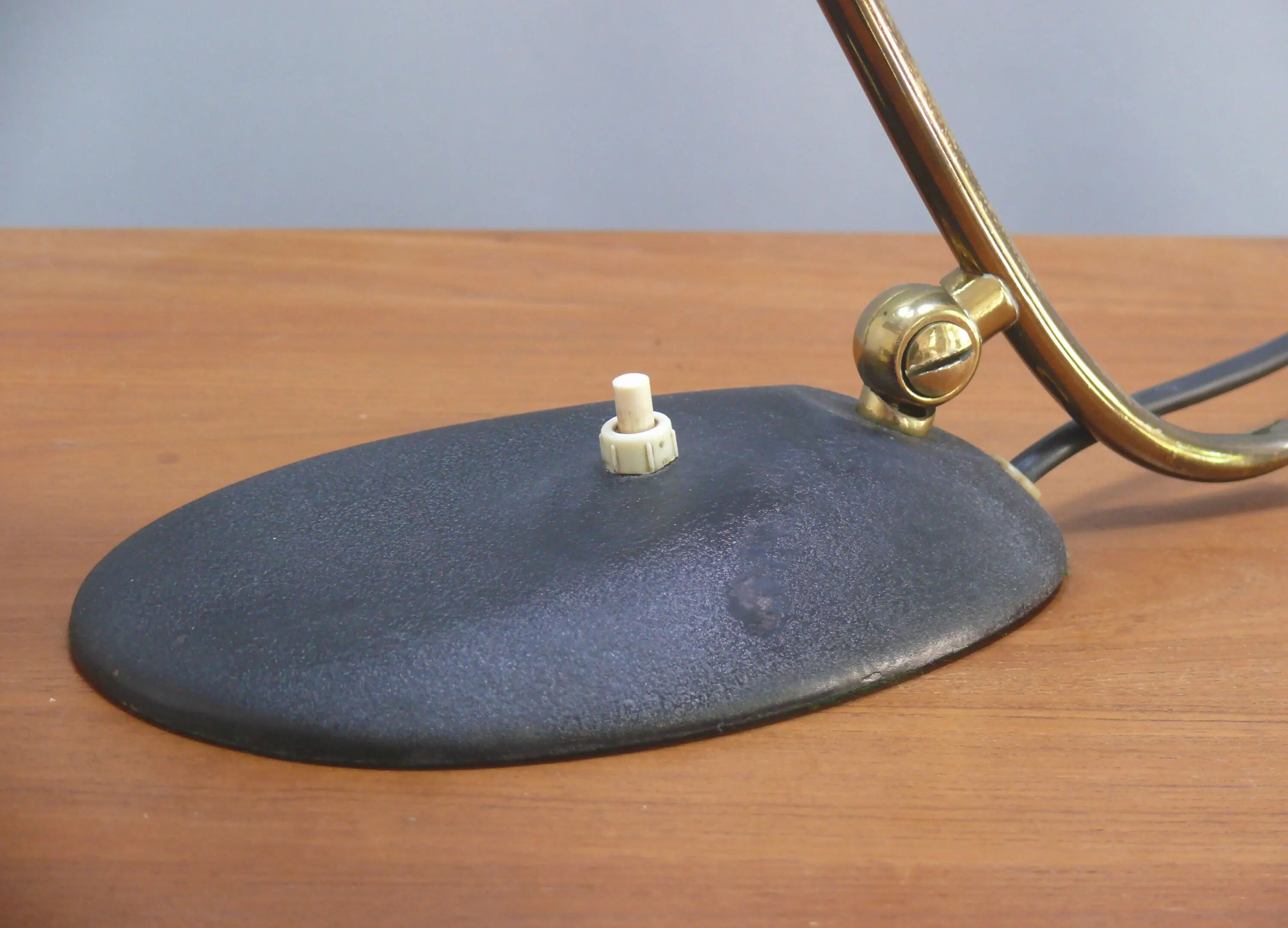 Vintage piano lamp, brass, 1960s, JBS