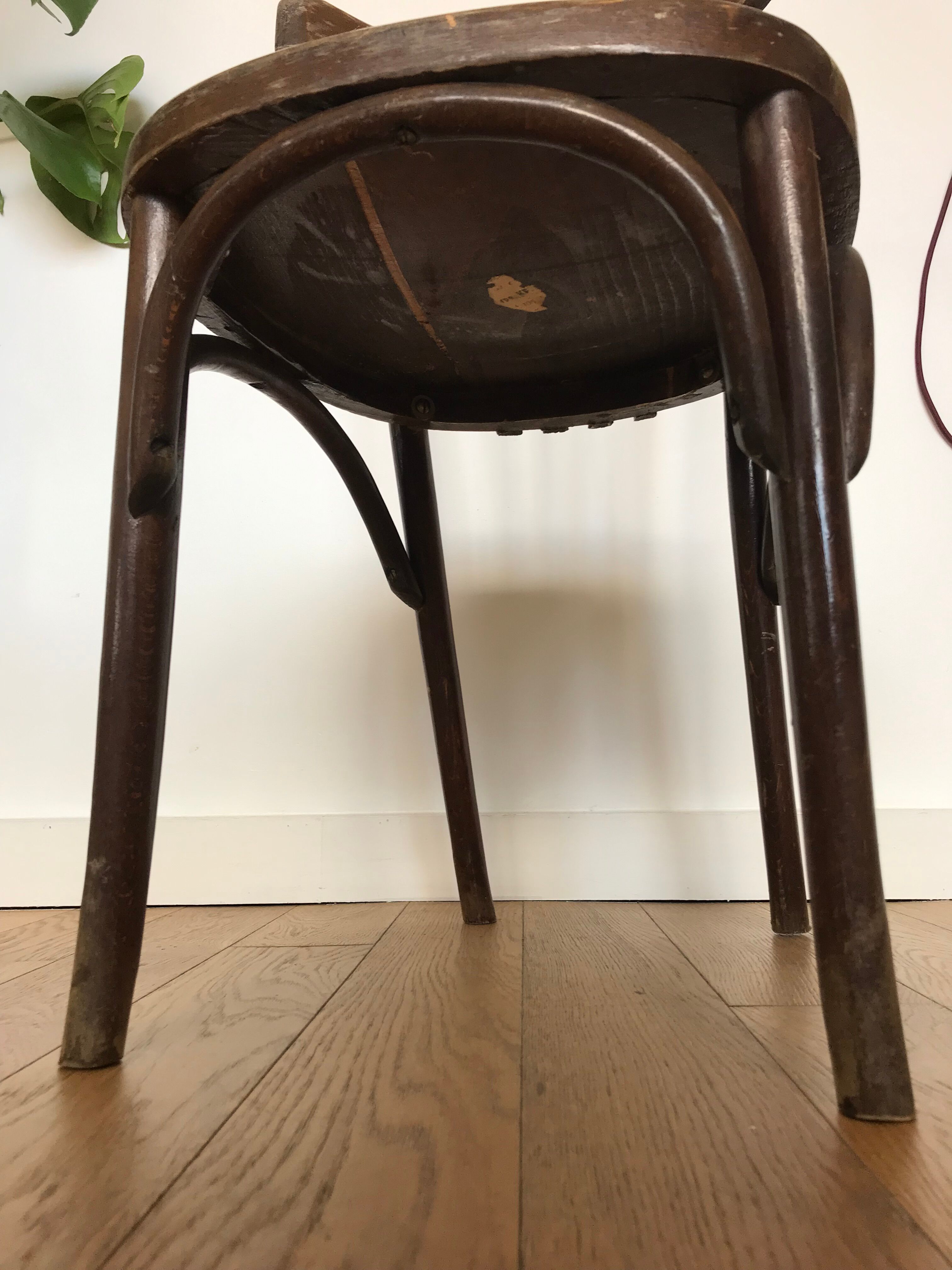 Wooden bistro chair