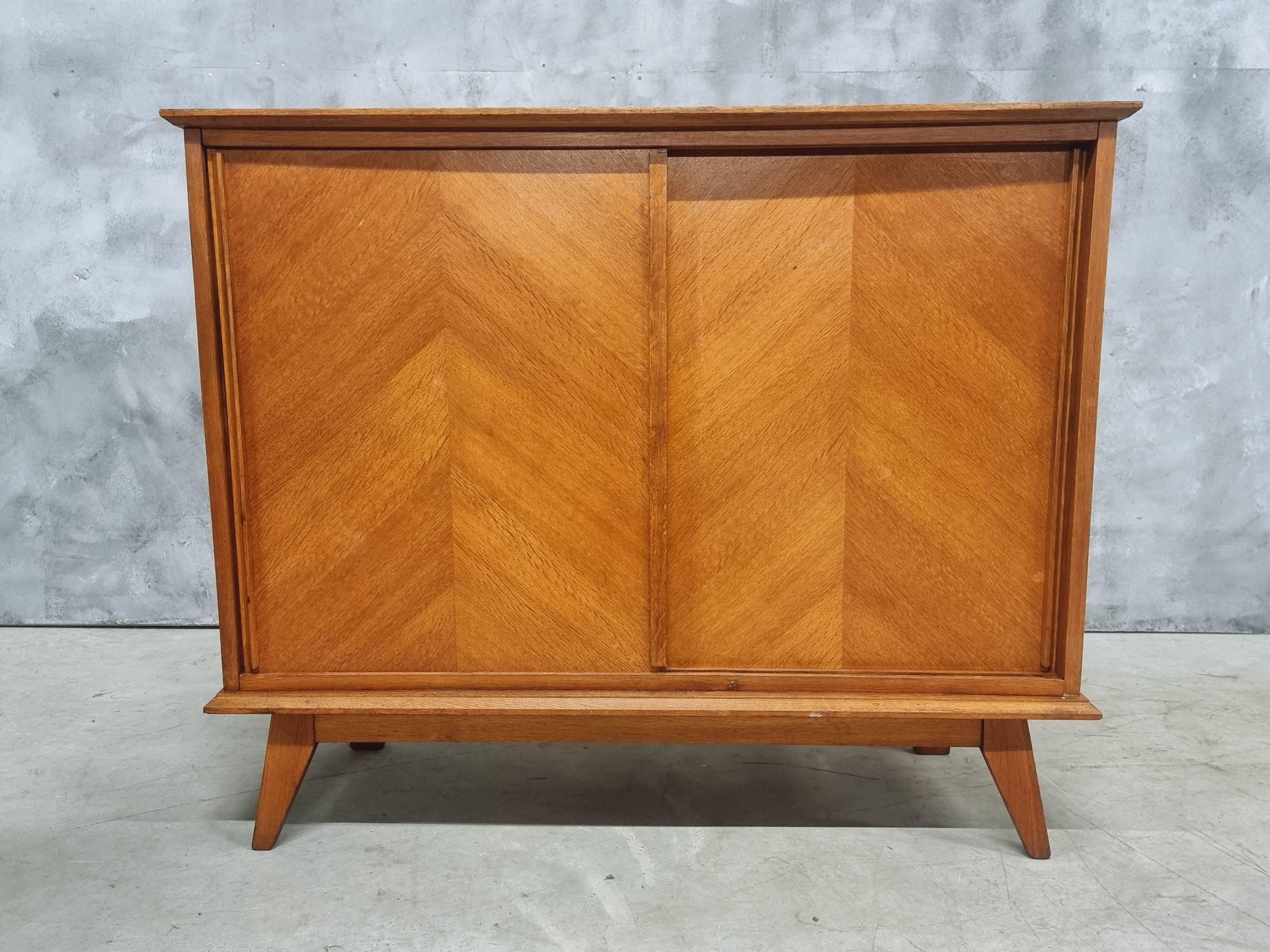Scandinavian vintage highboard sideboard