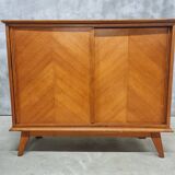 Scandinavian vintage highboard sideboard