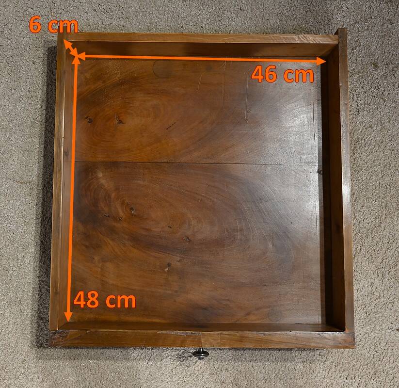 Small Solid Walnut Table, Louis XIII / Louis XIV style – Early 19th century