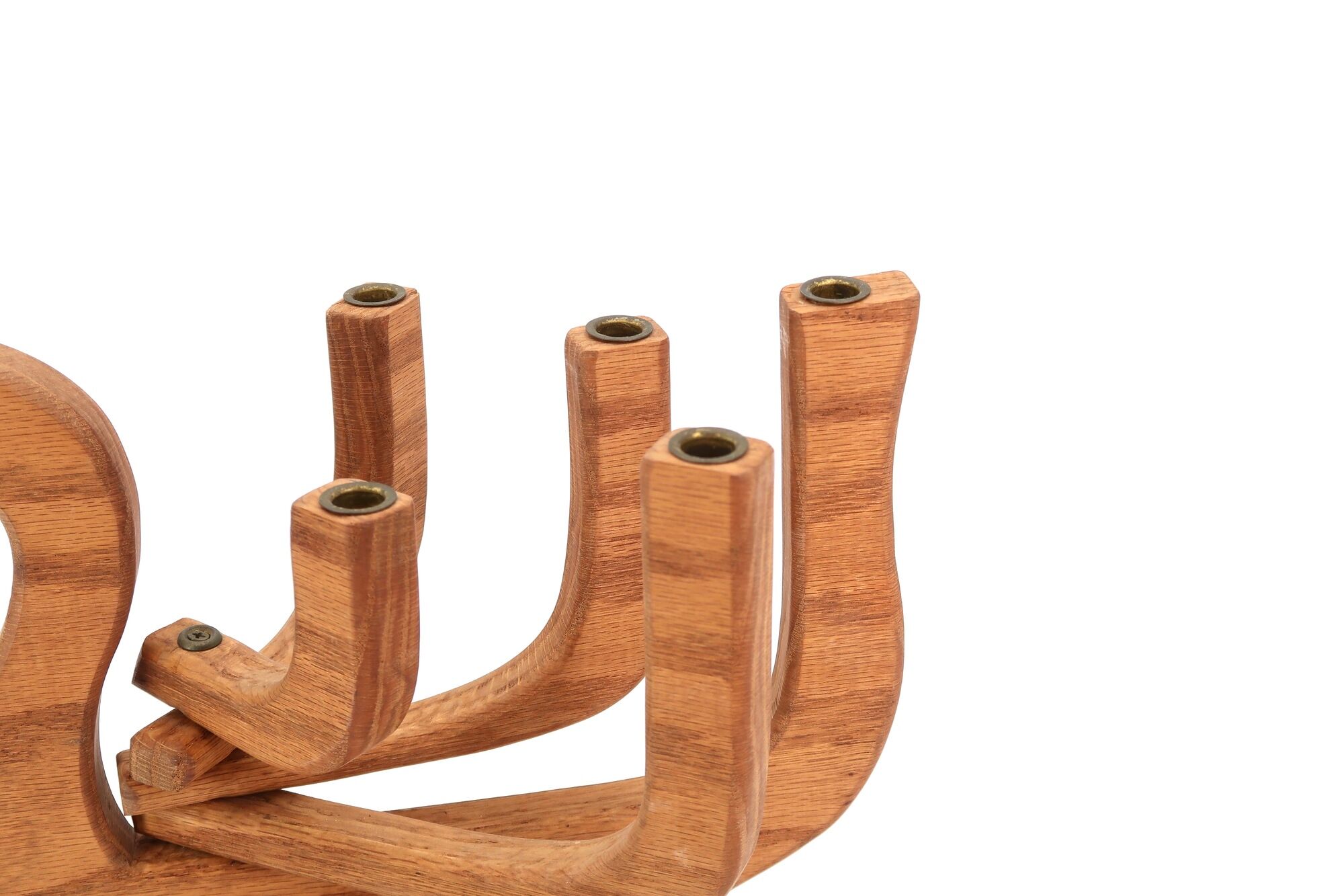 Folding wooden candle holder in the shape of a bird, 70s