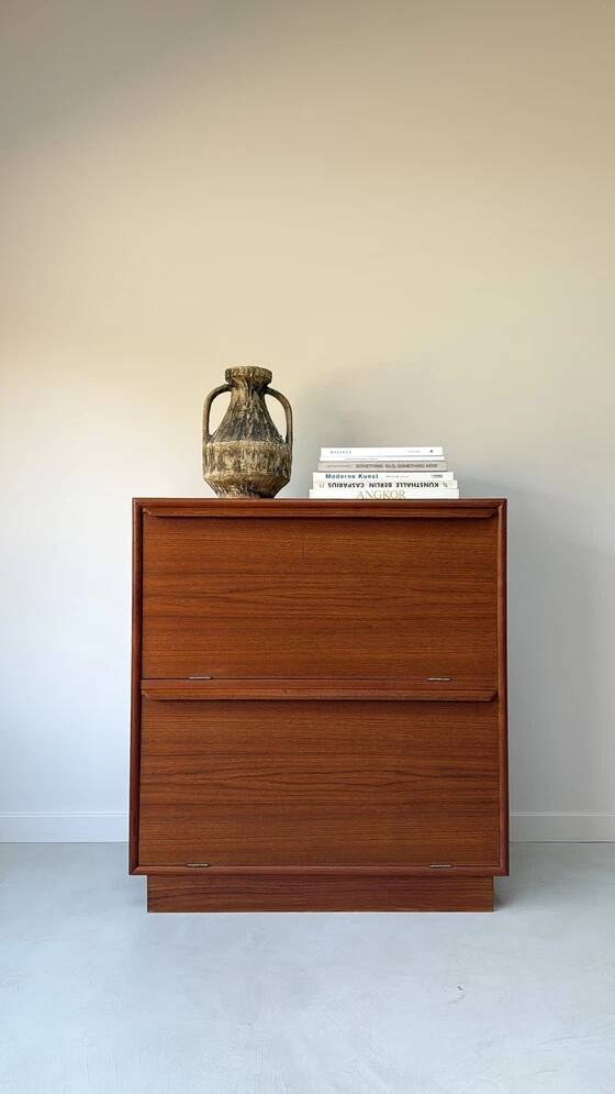 Cabinet danois vintage en teck, 2 portes