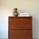 Cabinet danois vintage en teck, 2 portes