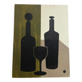 Oil on double-sided panel