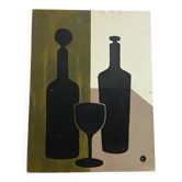 Oil on double-sided panel