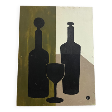 Oil on double-sided panel