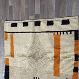 Beni Orain rug, handmade Moroccan rug, 150/250cm