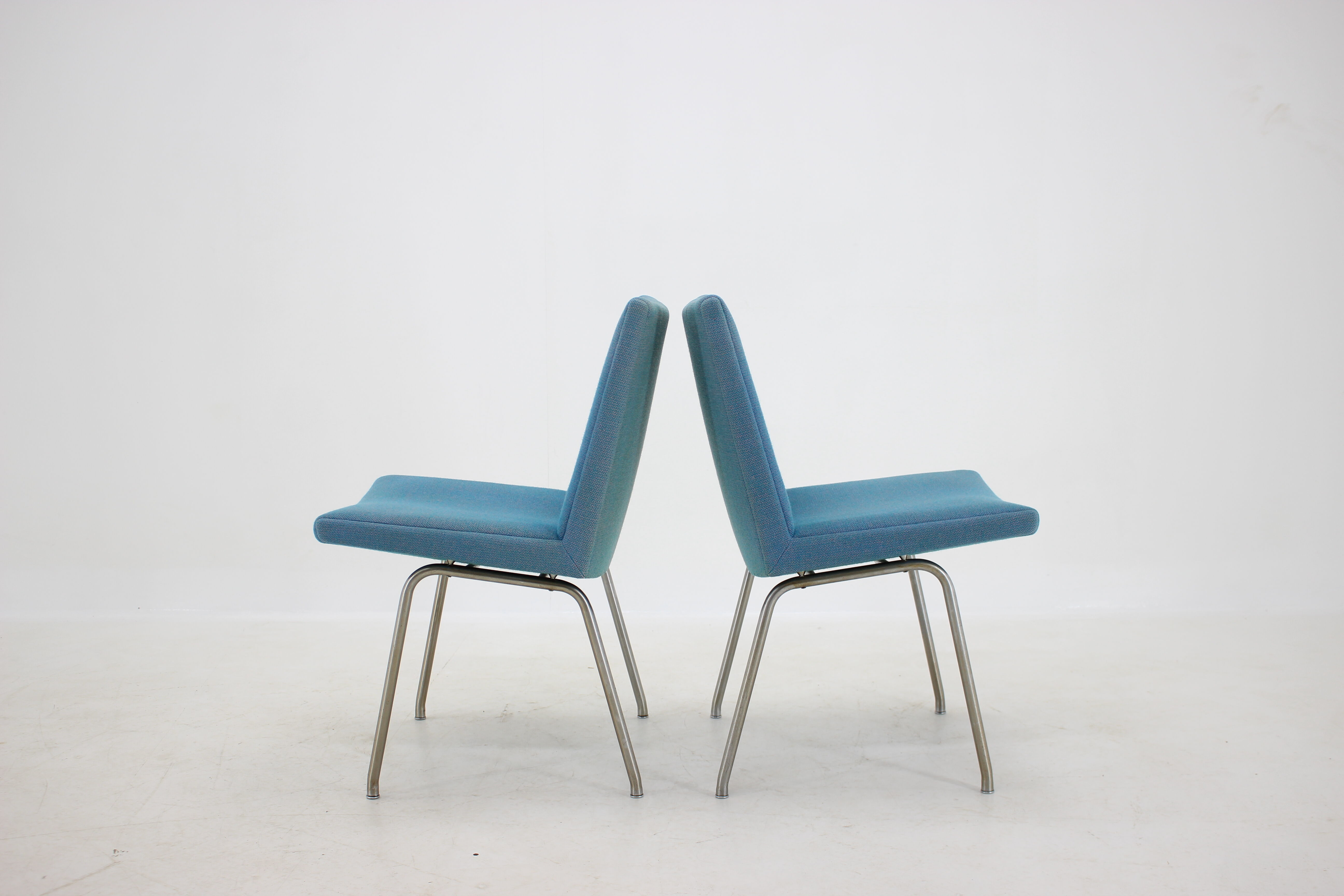 1960s Hans J. Wegner Airport Lounge Chairs for A.P. Stolen, Set of 4
