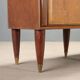 Buffet en loupe de bois des années 1950