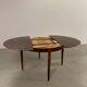 1960s Midcentury round rosewood dining table, Lübke