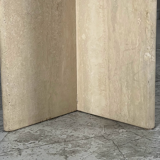 Travertine dining table