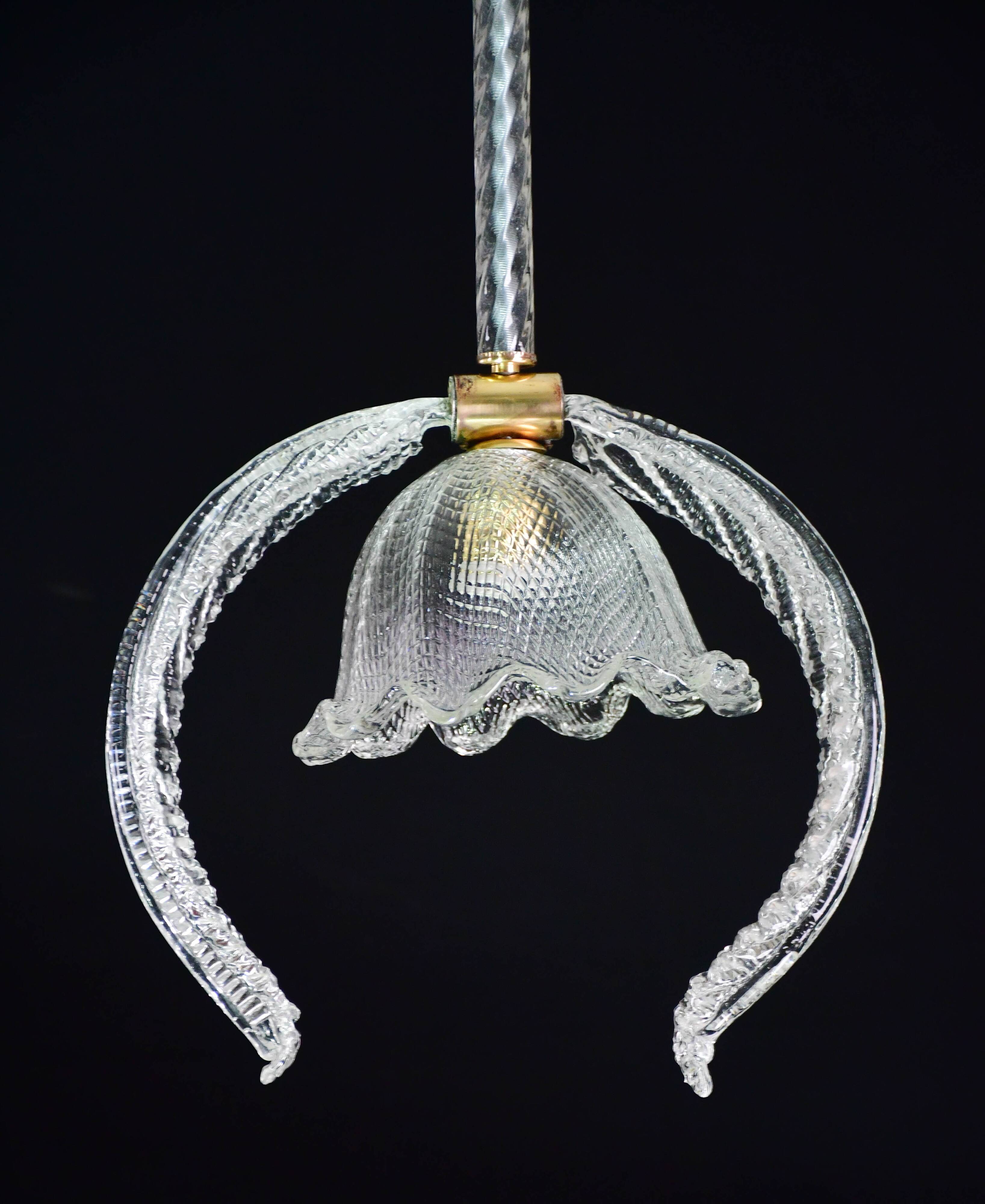 "Angel" Barovier e Toso pendant light, 1950s
