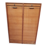Double curtain filing cabinet from the 60s