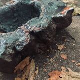 Empty pocket/ashtray in enamelled lava