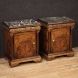 paire de tables de chevet italiennes des années 60