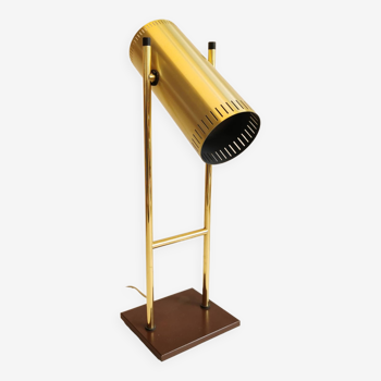 Ultra beautiful and rare Trombone Table Lamp, designed by Jo Hammerborg for Fog & Mørup in 1966
