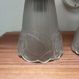 Pair of swan neck wall lights