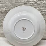 Set of 5 small flowered deep plates.
