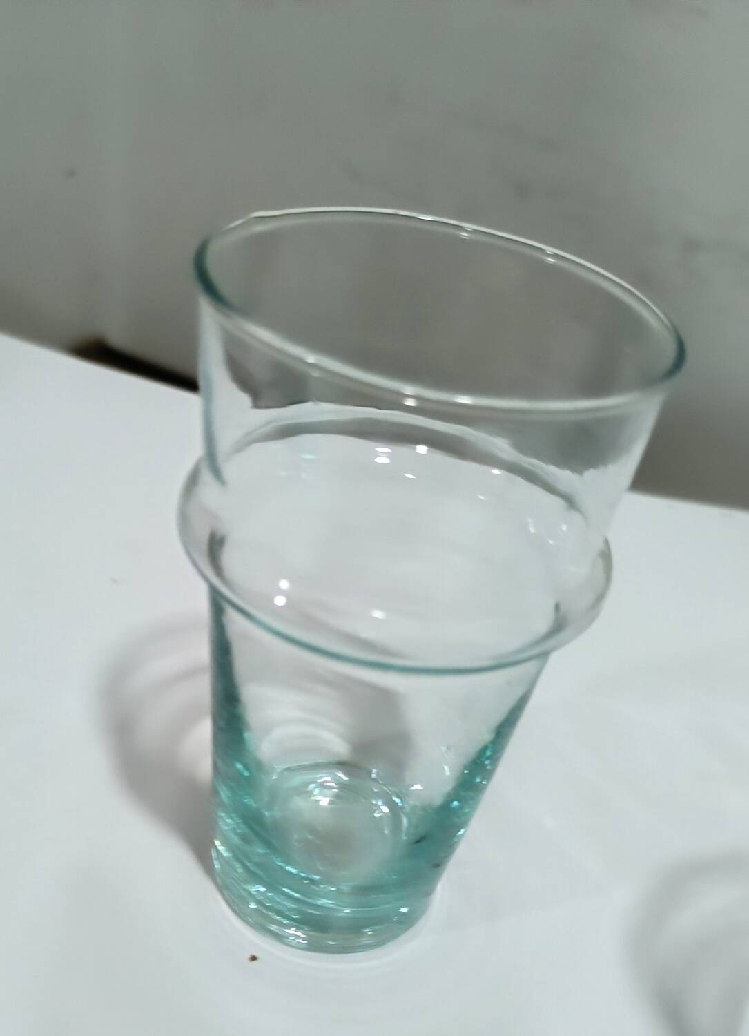 Set of 6 Beldi glasses in recycled glass 31cl/13cm H