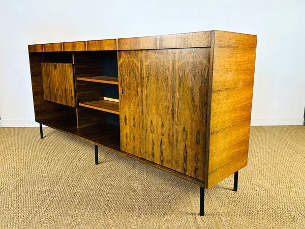 Enfilade scandinave haute en palissandre 1960