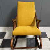 Rocking chair in yellow by TON
