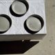 Set of 6 handmade ceramic deep plates in glazed beige D19.5 H4