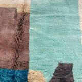 Handmade traditional beni ourain rug, size 150/250 cm.