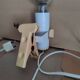 White clamp spotlight Targetti Sankey 1970s