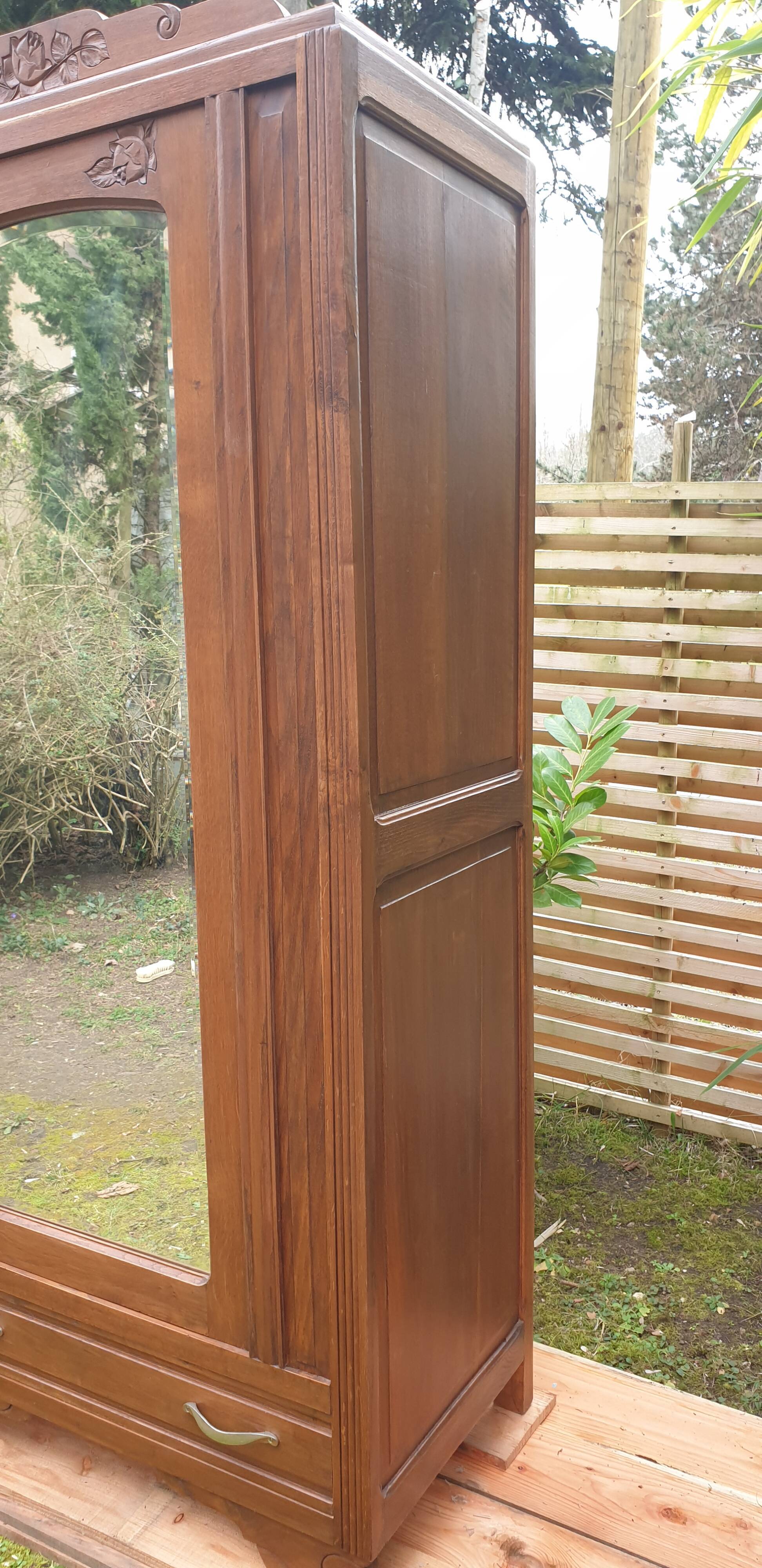 Oak cabinet wardrobe