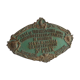 Old agricultural competition plaque 1964 top Deco kitchen, restaurant