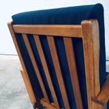 Mid-Century Modern Bentwood Lounge Chairs, Belgium, 1950s, Set of 2