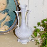 Shabby white patina bronze vase