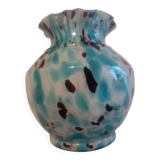 Superbe ancien vase en pate de verre de clichy
