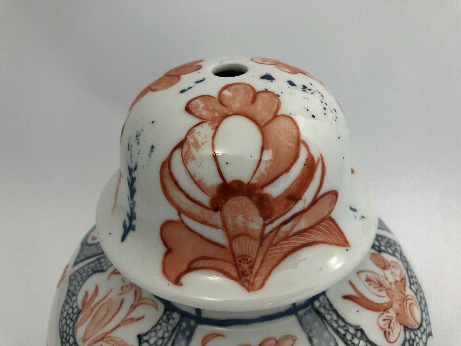Balustre Limoges France decor Imari porcelain 1960