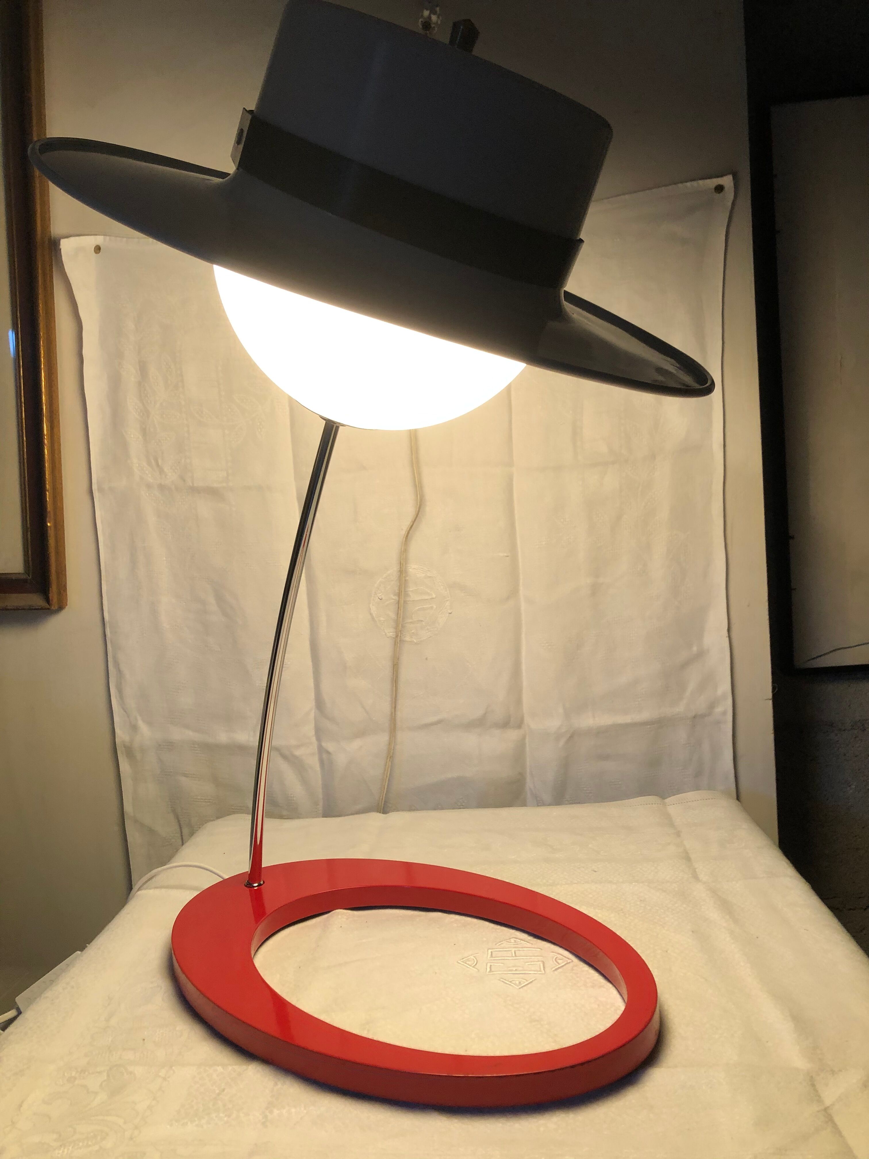 Vintage hat lamp 70/80